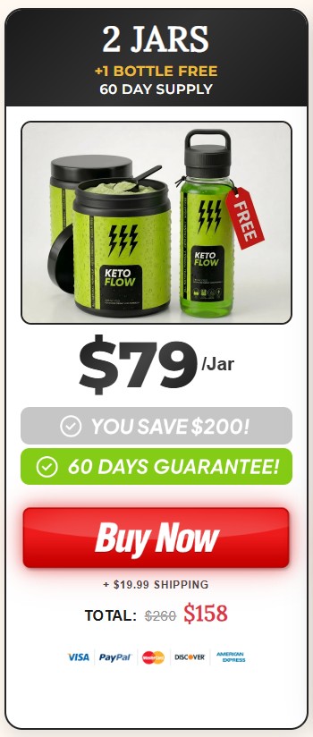KetoFlow 1 jar Price