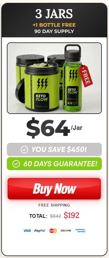 KetoFlow 3 jar Price