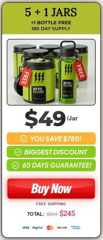 KetoFlow 6 jar Price